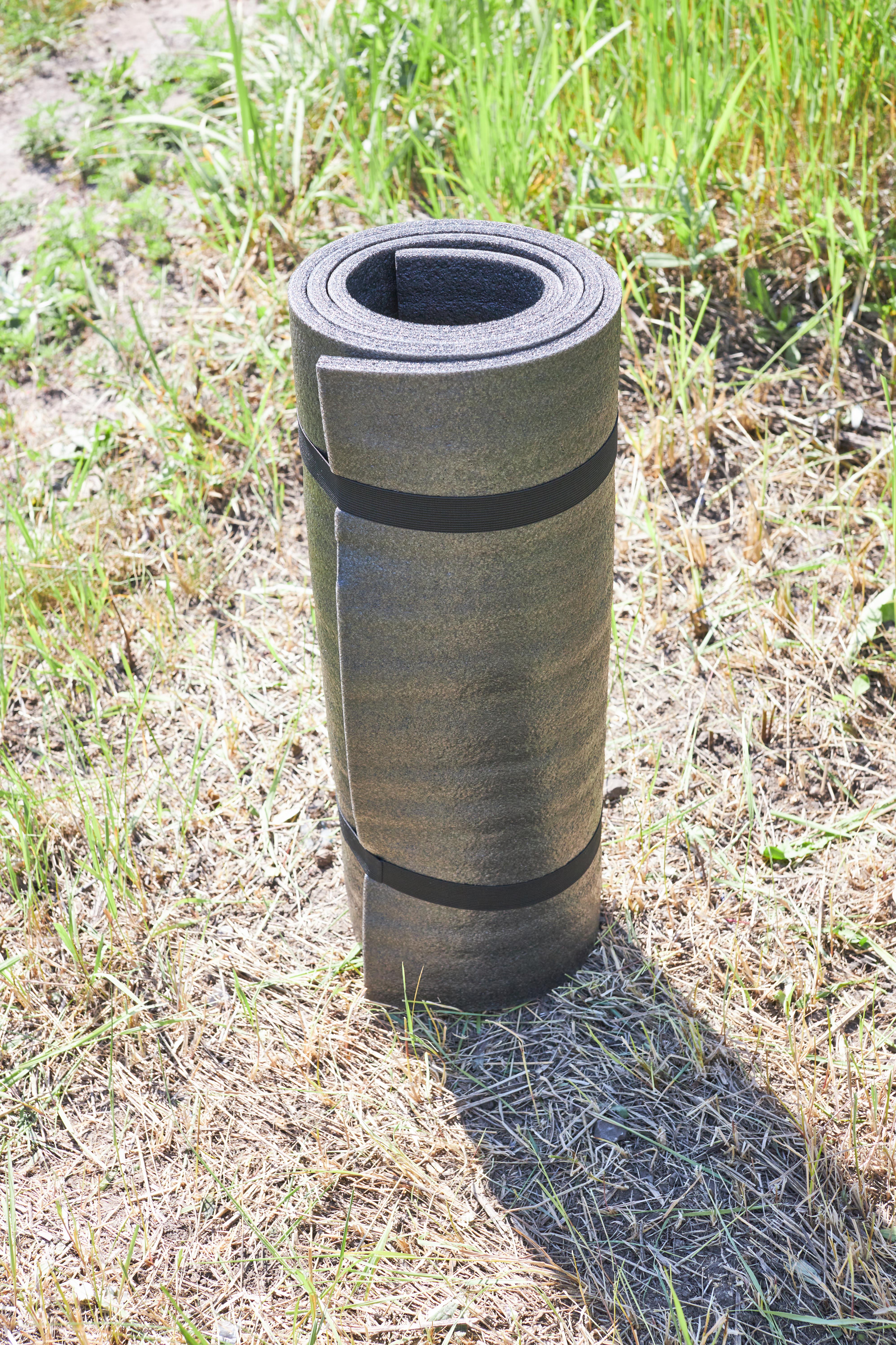 Килимок туристичний Army L0 з комплектом гумок фіксуючих (чорний 1800×550×10 мм) - 9