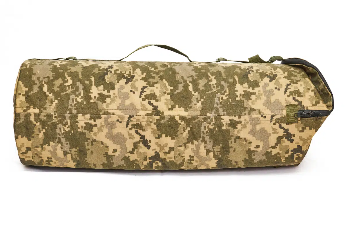 Килим спальний польовий ізоляційний Army L1 (1900×600×15 мм, Чорний або Olive Green) в чохлі Мультикам, Піксель - 4